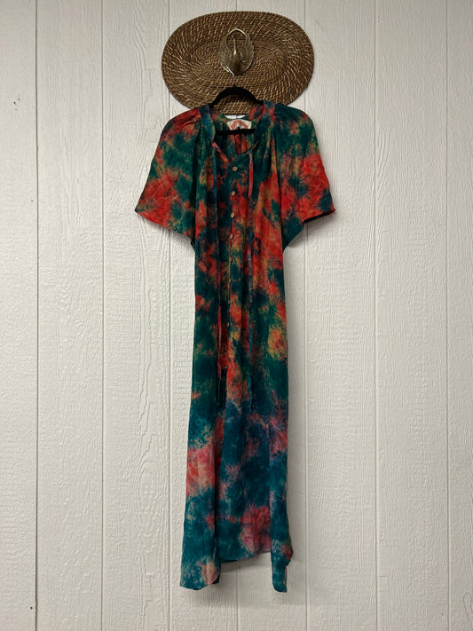 Crepe Sari Summer Woodstock Duster 0626 254