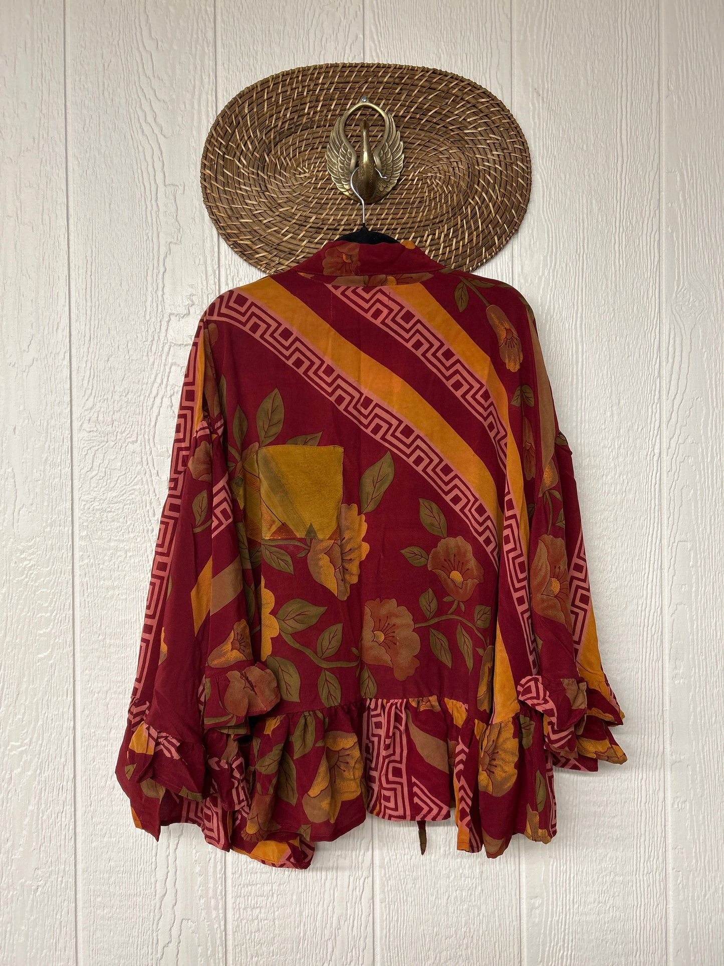 Crepe Sari Wild Rose Top 1225 149