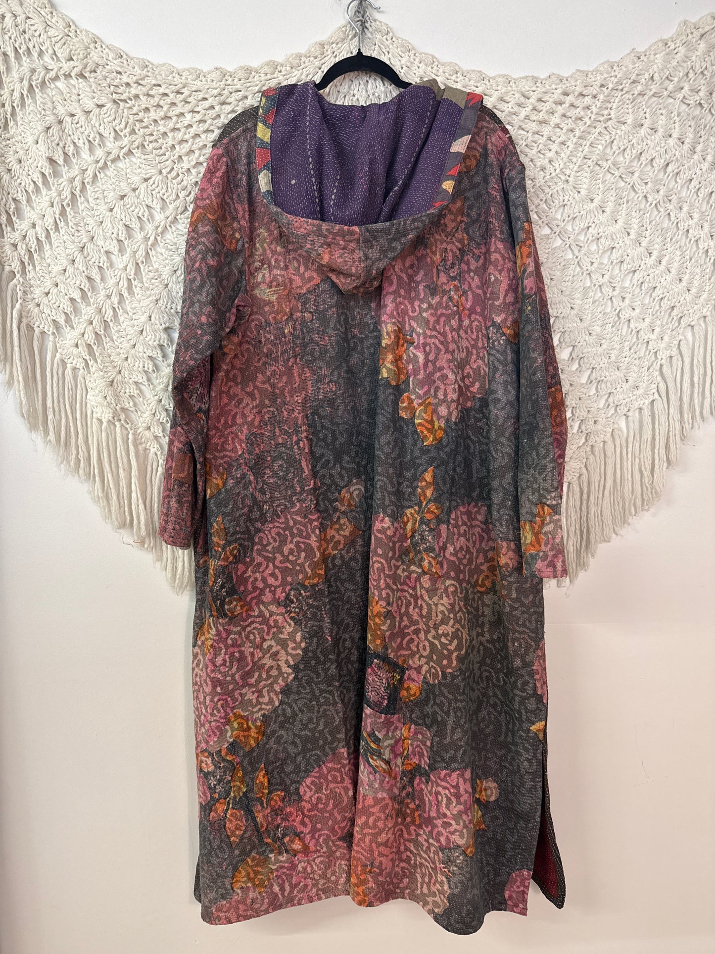 Fine Kantha Rising Sun Coat L0626 002