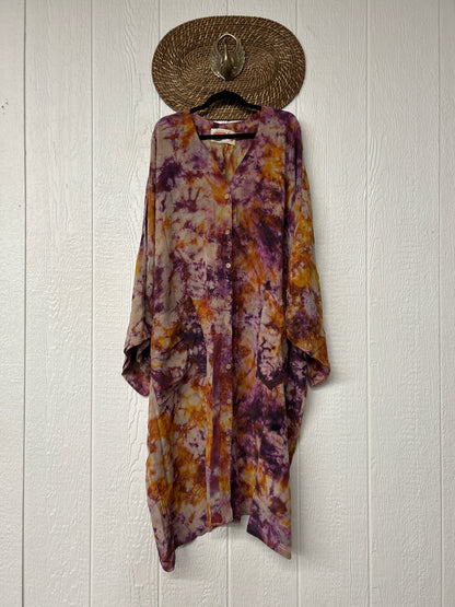 Crepe Sari Gaia Duster Dress 0426 179