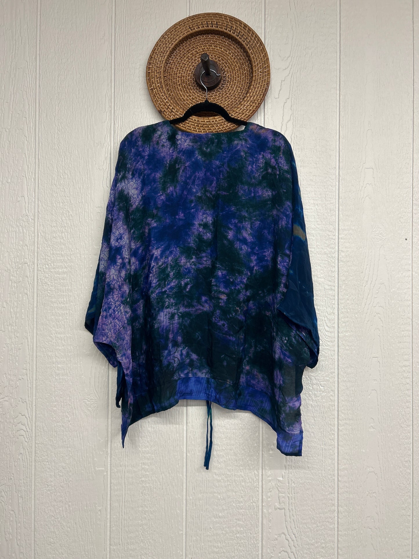 Crepe Sari Hi Lo Butterfly Top 0726 065