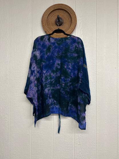 Crepe Sari Hi Lo Butterfly Top 0726 065