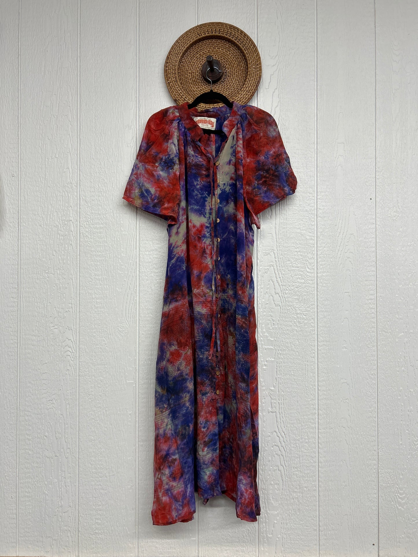 Crepe Sari Summer Woodstock Duster 0626 014