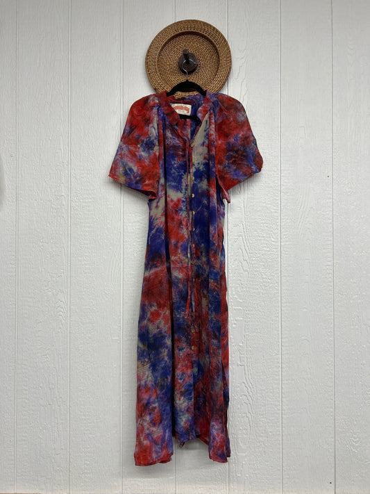 Crepe Sari Summer Woodstock Duster 0626 014