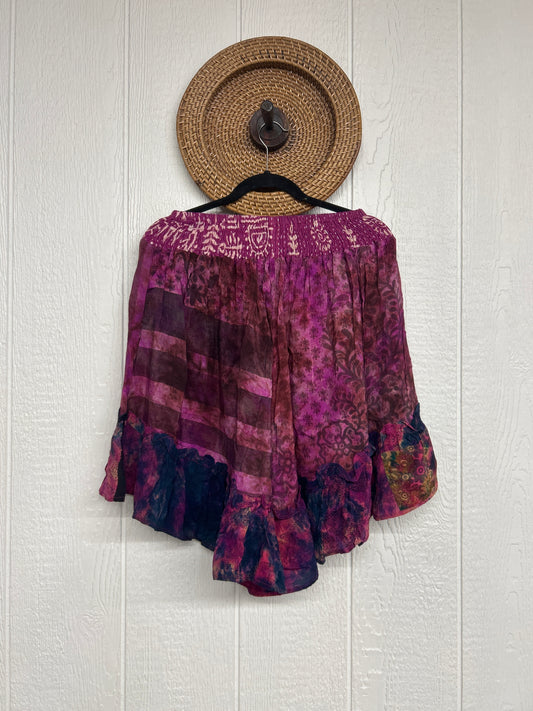 Crepe Sari Lover Cropped Culottes 0726 167