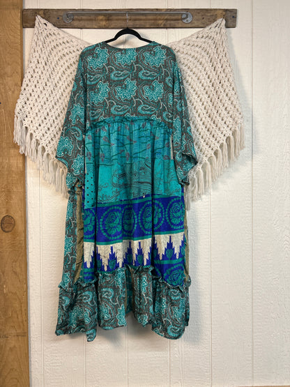 Rasgulla Sari Rhiannon Kimono 0826 068