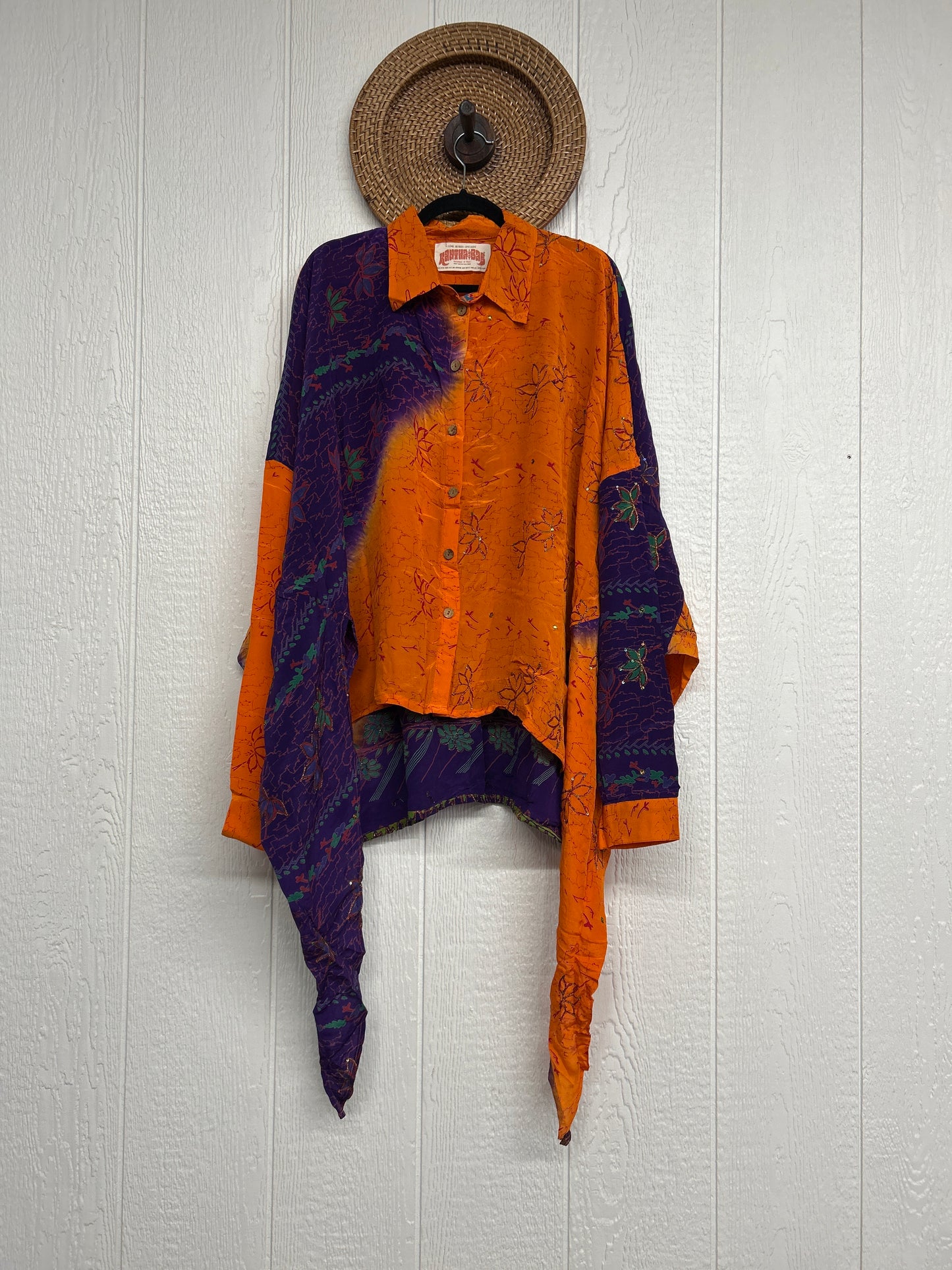 Crepe Sari Nirvana Button Down 1125 270