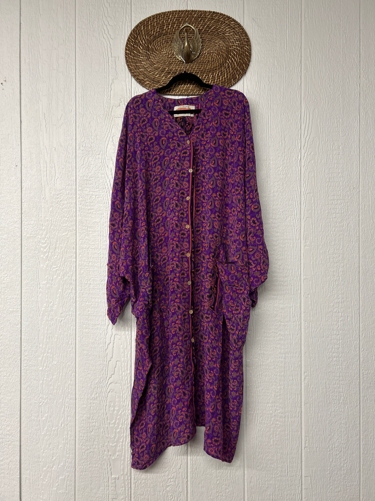 Crepe Sari Gaia Duster Dress 0826 078