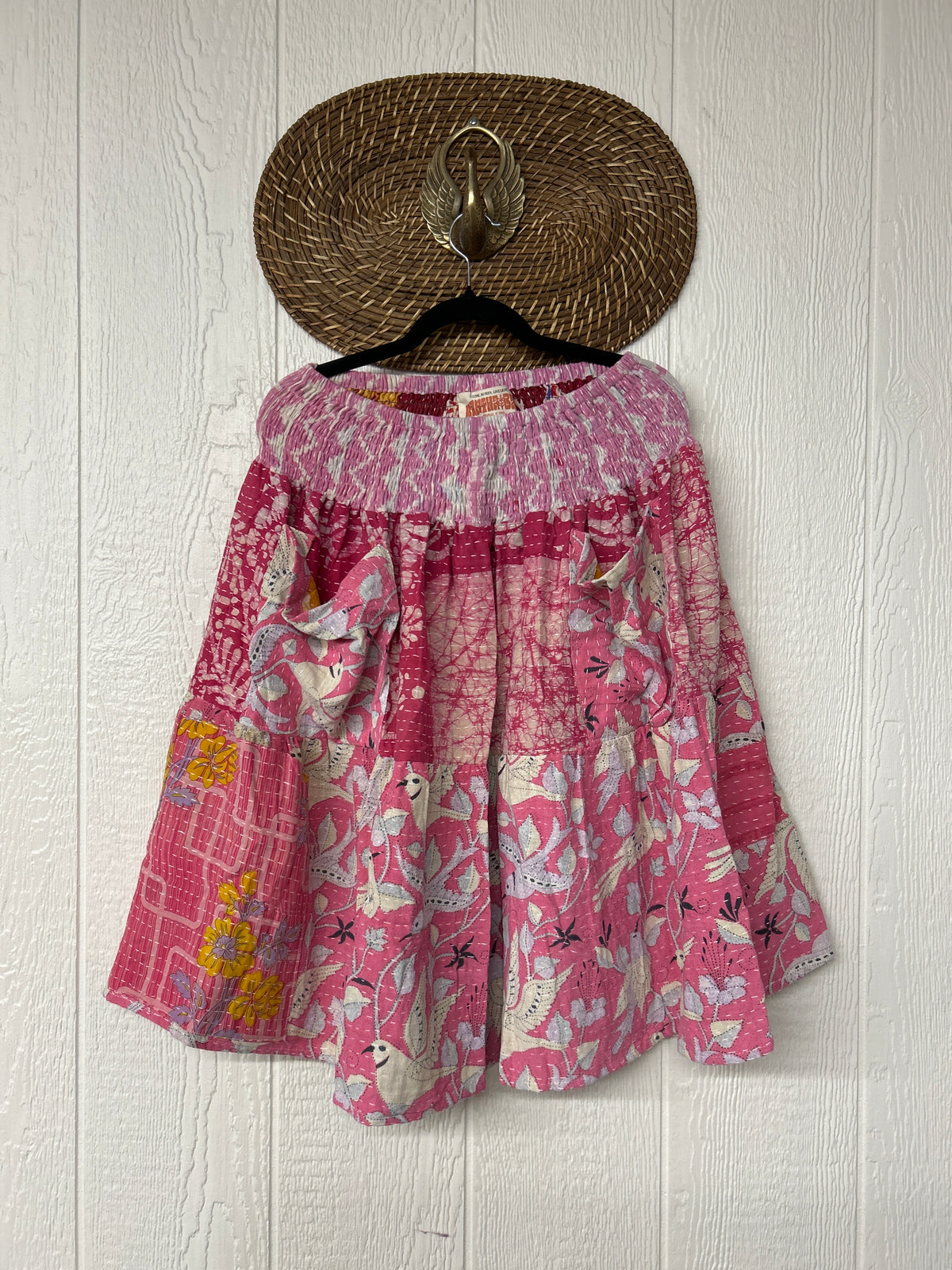 Pareo Kantha Meadow Skirt 0826 001