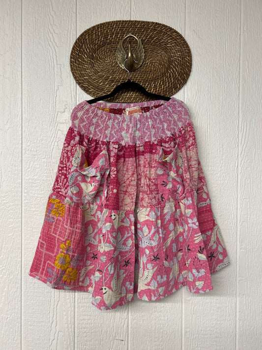 Pareo Kantha Meadow Skirt 0826 001