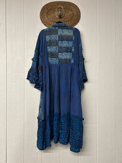 Crepe Sari Rhiannon Duster Dress 0226 029