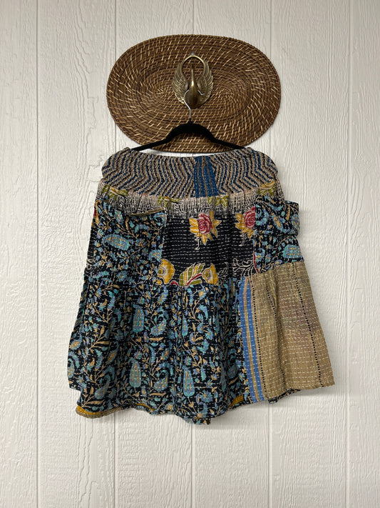 Pareo Kantha Meadow Skirt 0826 185