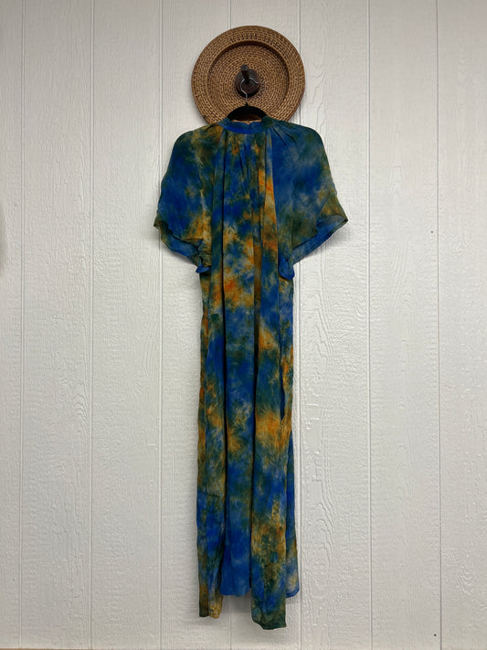 Crepe Sari Summer Woodstock Duster 0626 026