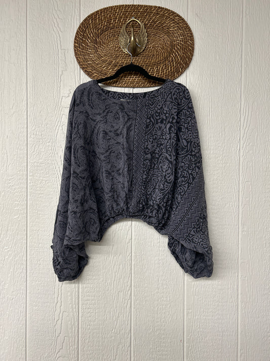 Crepe Sari Luna Crop Top 0126 160