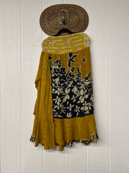 Crepe Sari Inner Peace Wrap Skirt 0626 228