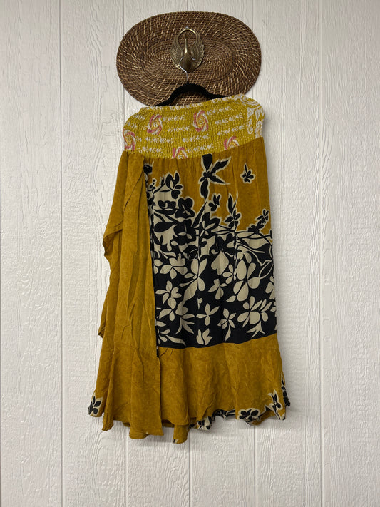 Crepe Sari Inner Peace Wrap Skirt 0626 228