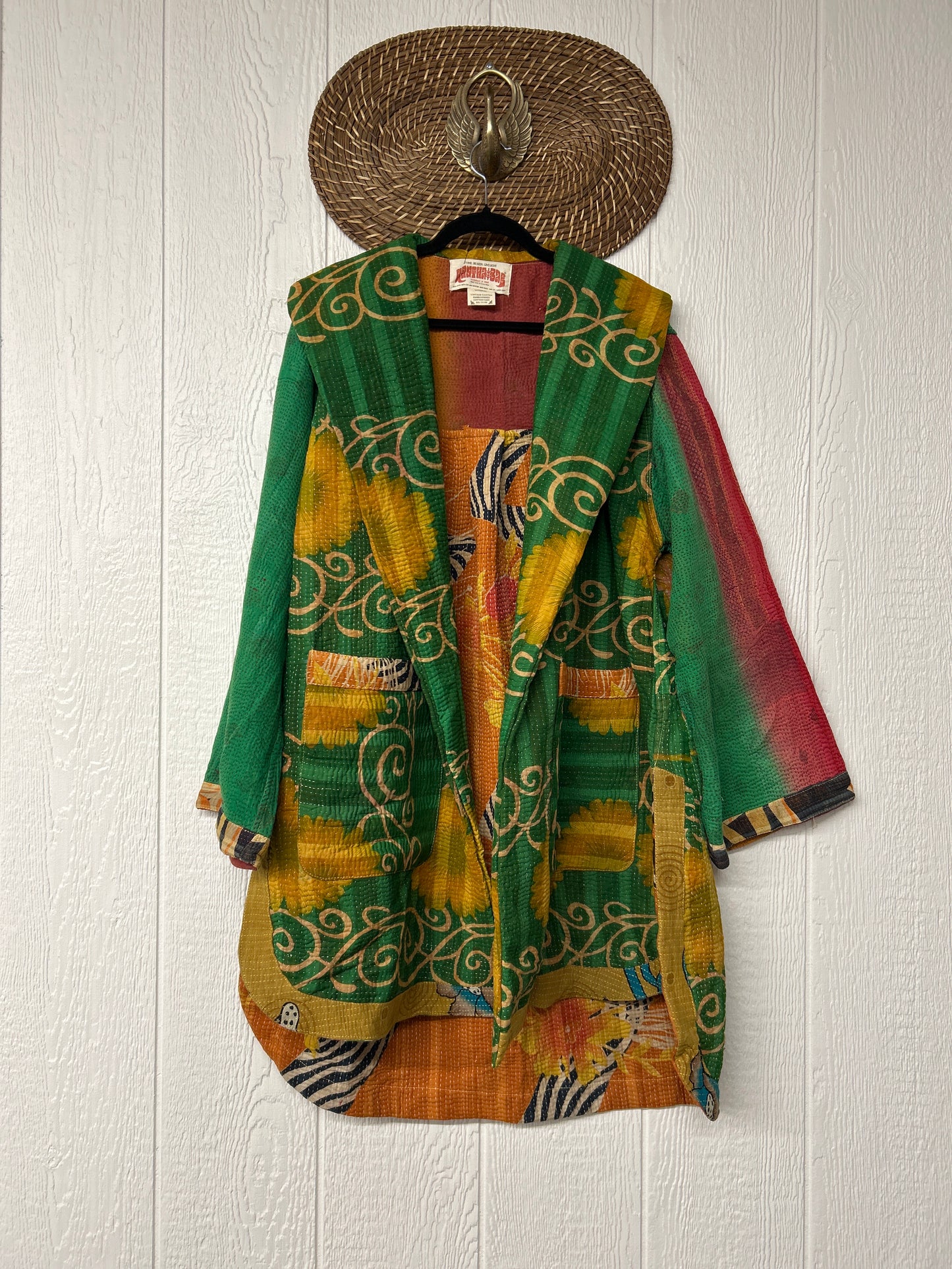 Fine Kantha Drifter Coat 1125 187