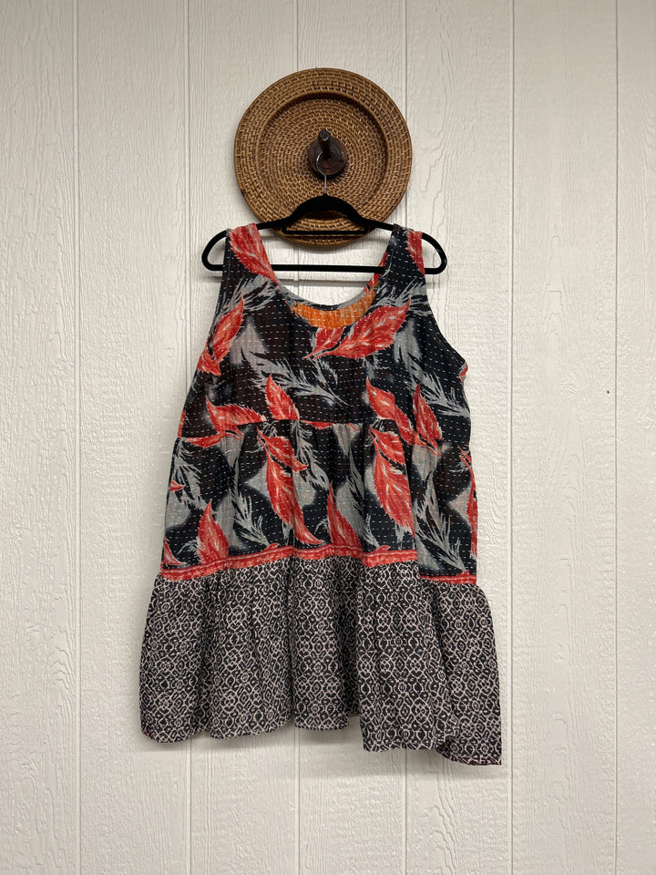 Kantha Meadow Mini Dress 0425 258