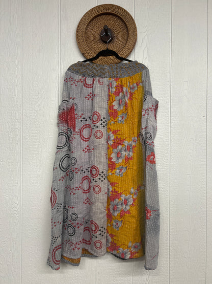 Pareo Kantha Butterfly Cargo Skirt 0426 149