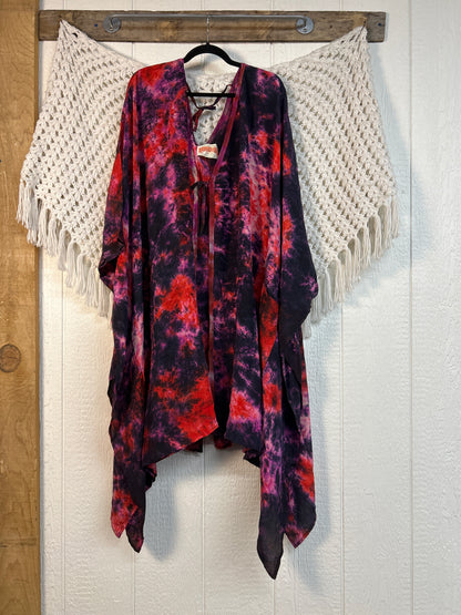 Crepe Sari Orchid Kimono 0626 200