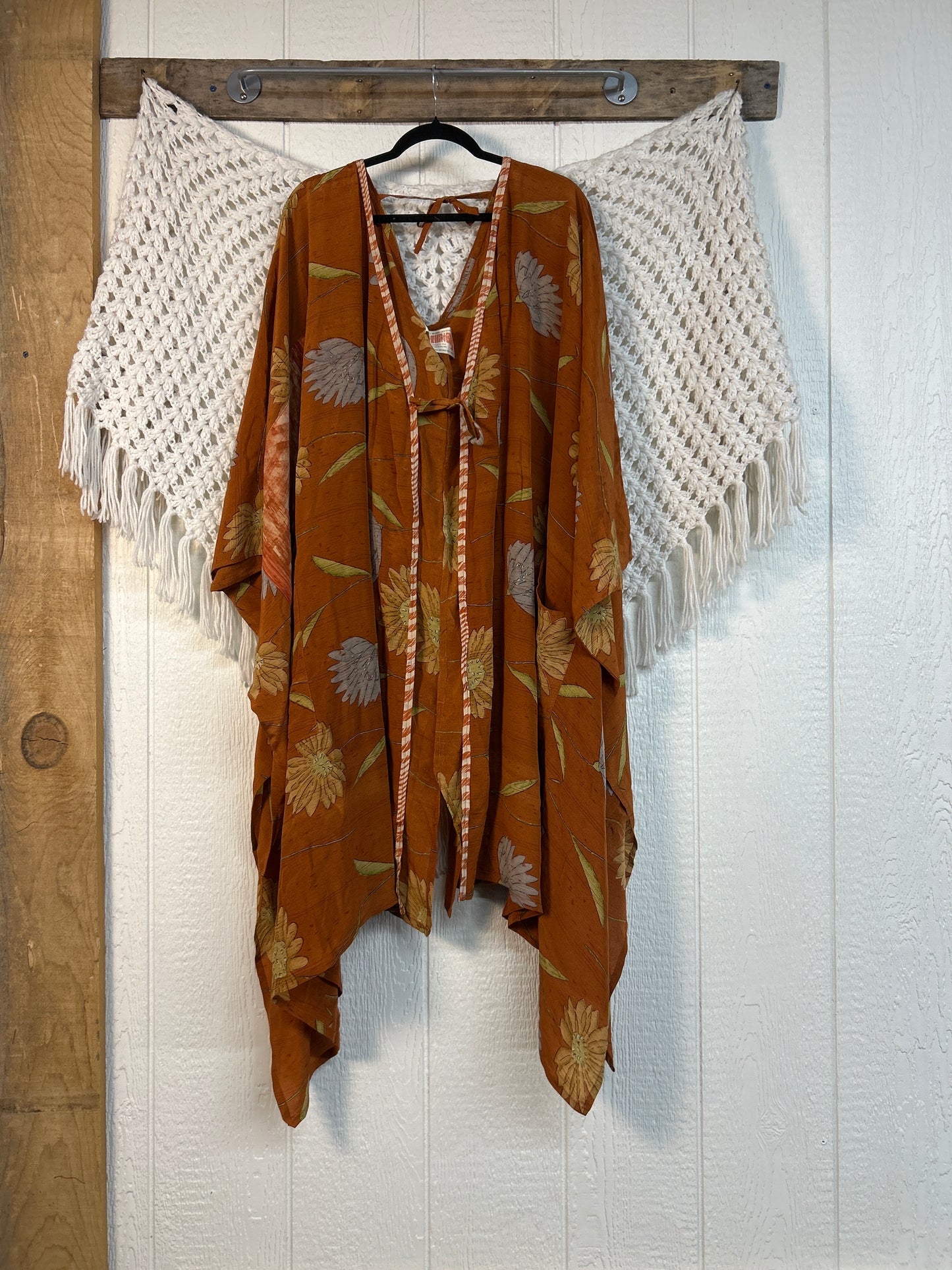 Crepe Sari Orchid Kimono 0626 265