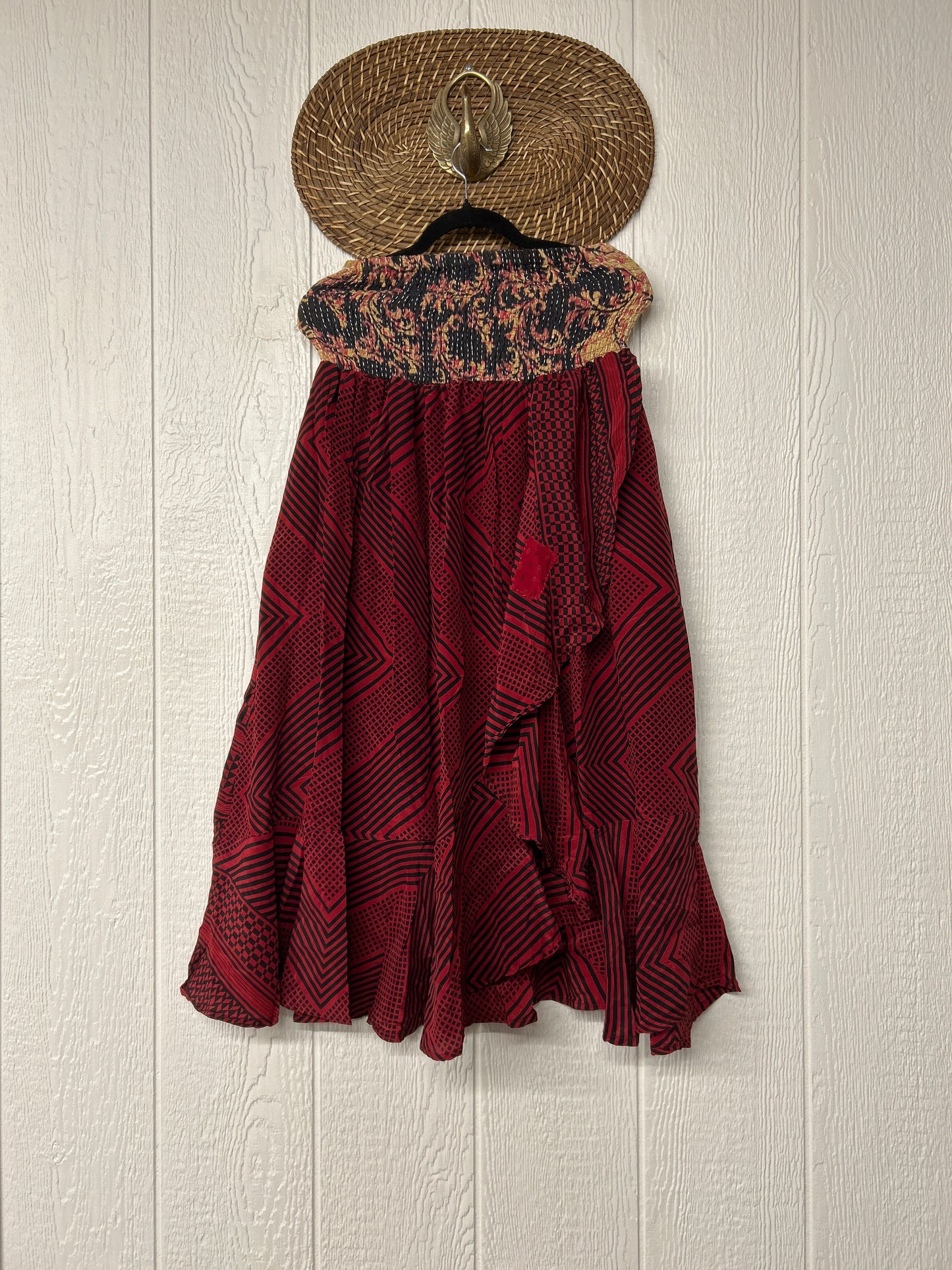 Crepe Sari Inner Peace Wrap Skirt 0626 107