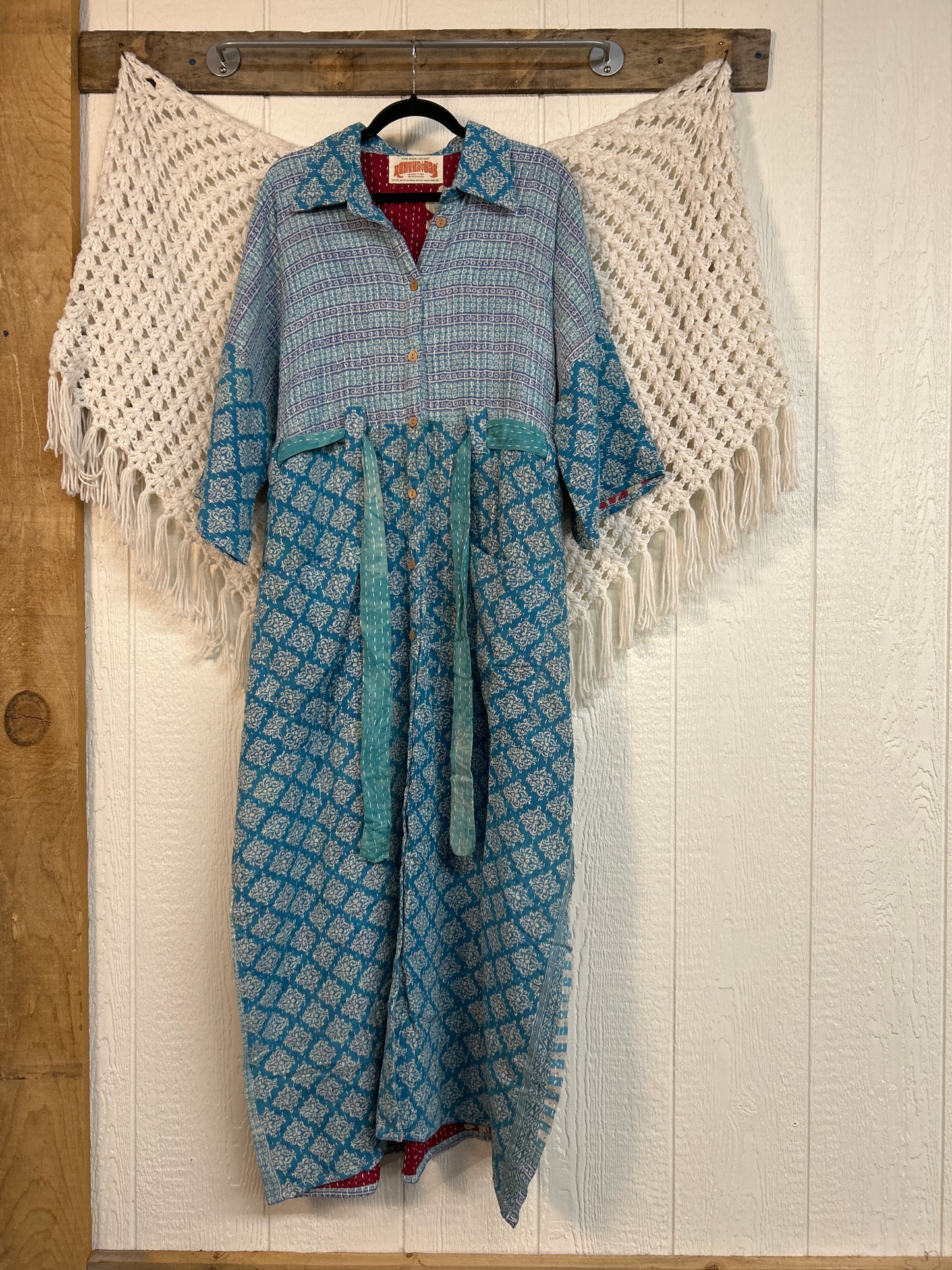 Pareo Kantha Gravity Duster Dress 0226 196