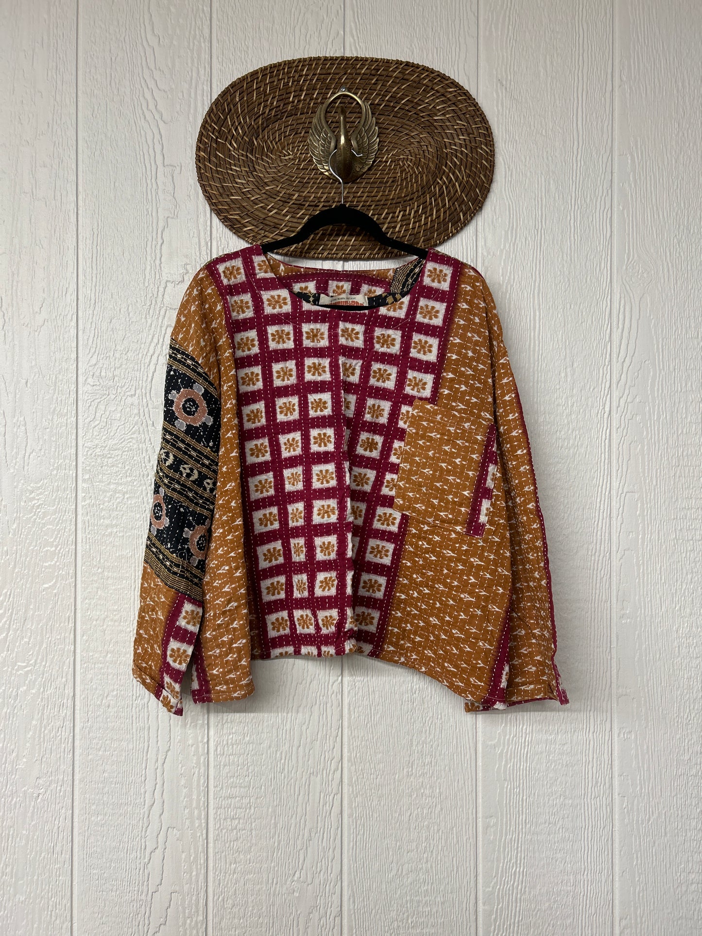 Pareo Kantha Wanderer Pocket Crop Top 0226 165