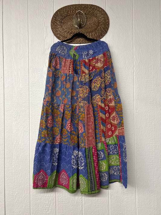 Pareo Kantha Lotus Maxi Skirt 0826 164