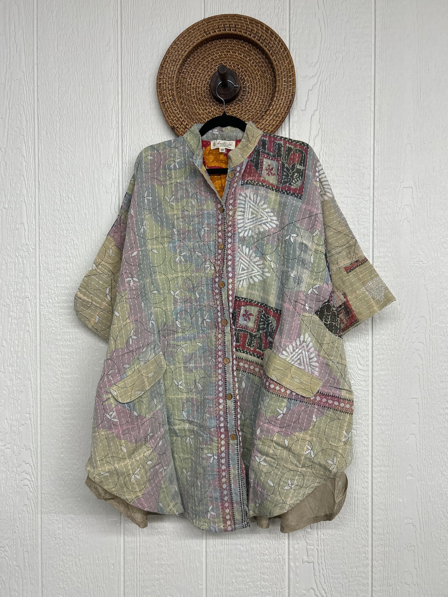 Pareo Kantha Free To Be Button-Down 0426 175