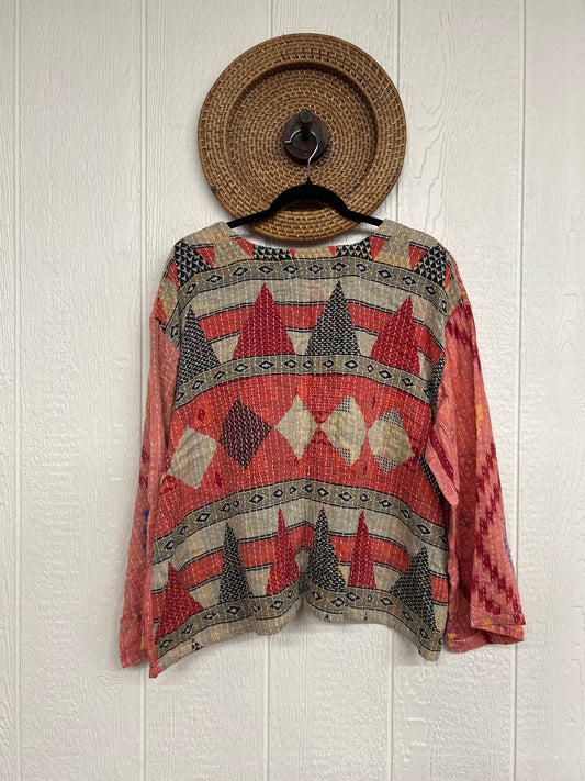 Pareo Kantha Wanderer Pocket Crop Top 0226 028