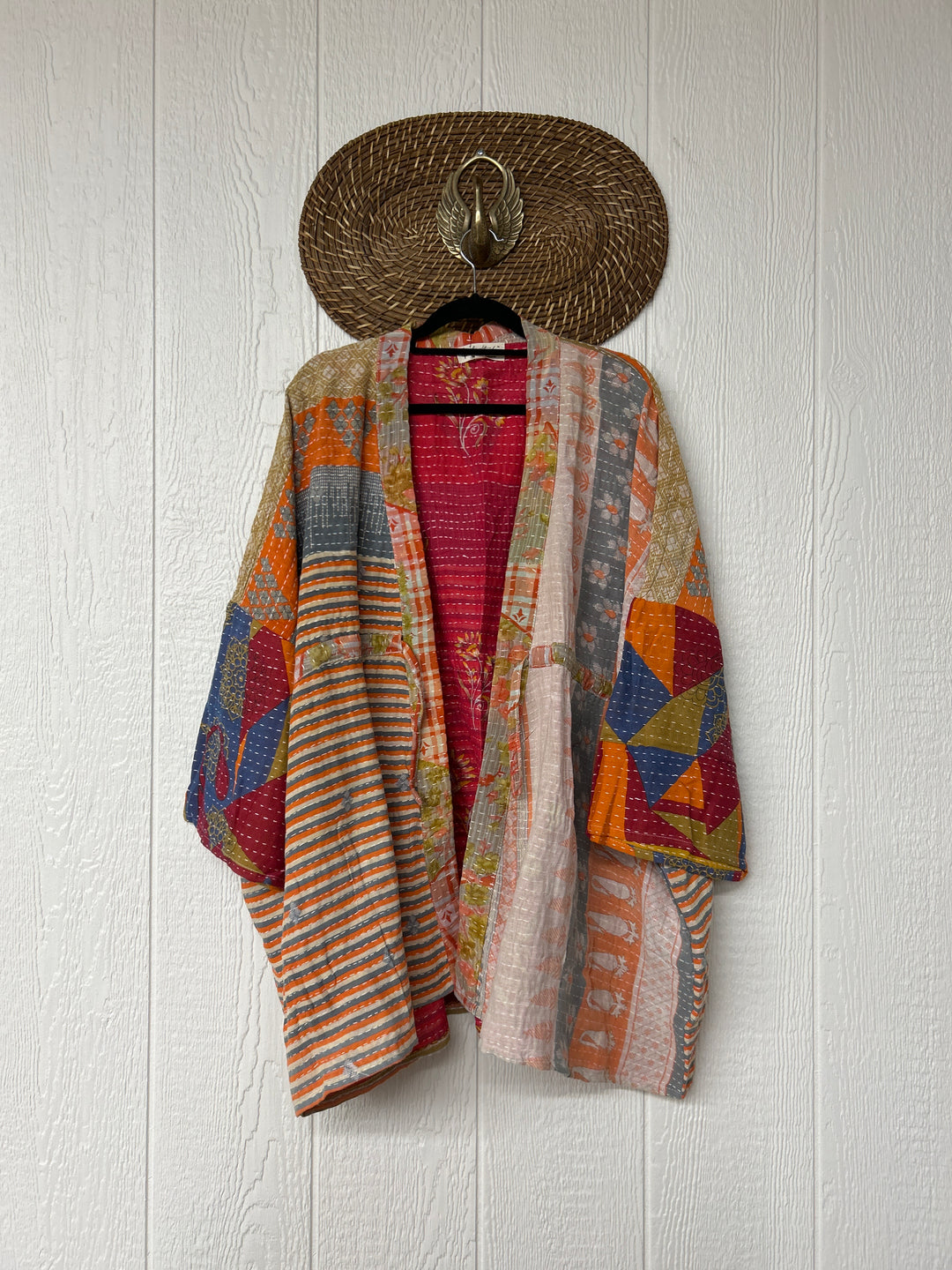 Kantha Shortie Kimono 0325 177