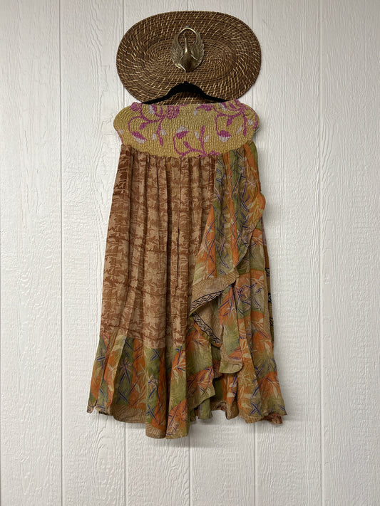 Crepe Sari Inner Peace Wrap Skirt 0626 243