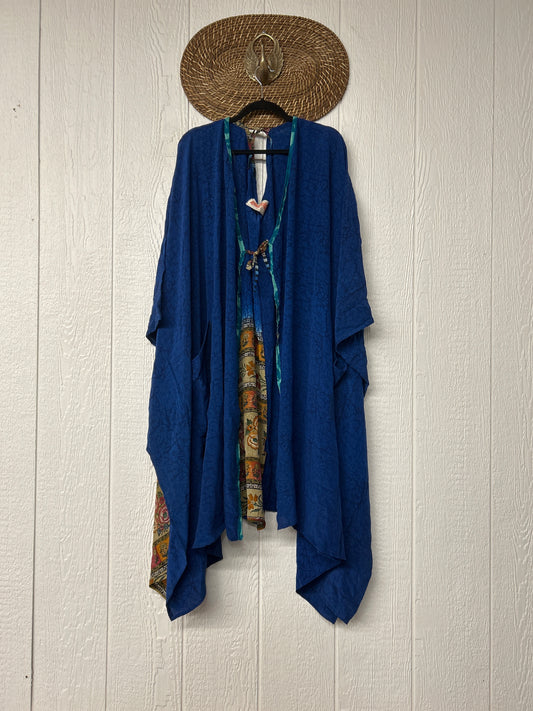Crepe Sari Orchid Kimono 0626 083