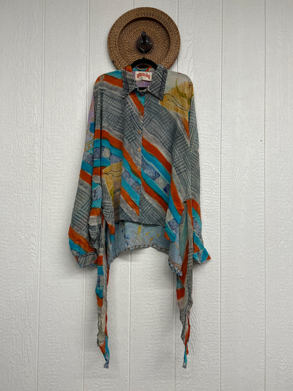 Crepe Sari Nirvana Button Down 1125 264