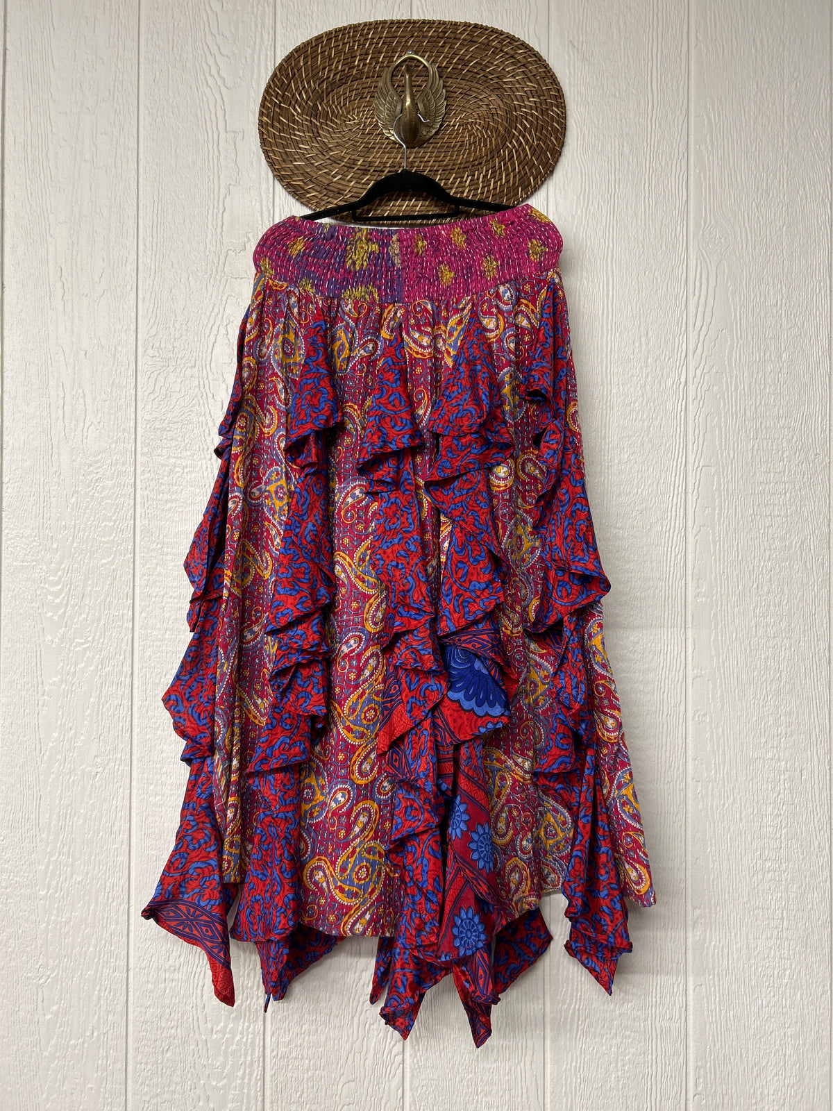 Pareo Kantha Willow Maxi Skirt 0826 246