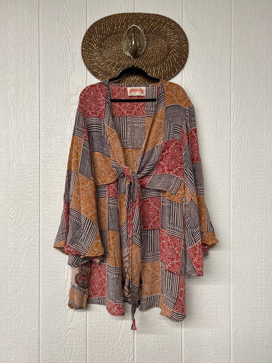 Crepe Sari Shortie Spellbound Kimono 0426 086