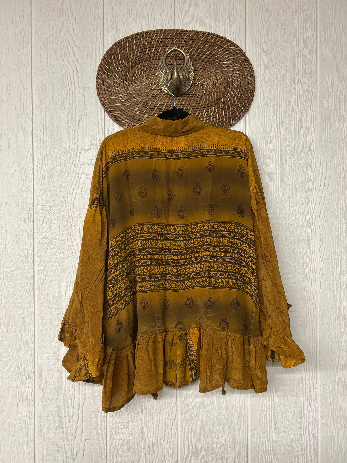 Crepe Sari Wild Rose Top 1225 213