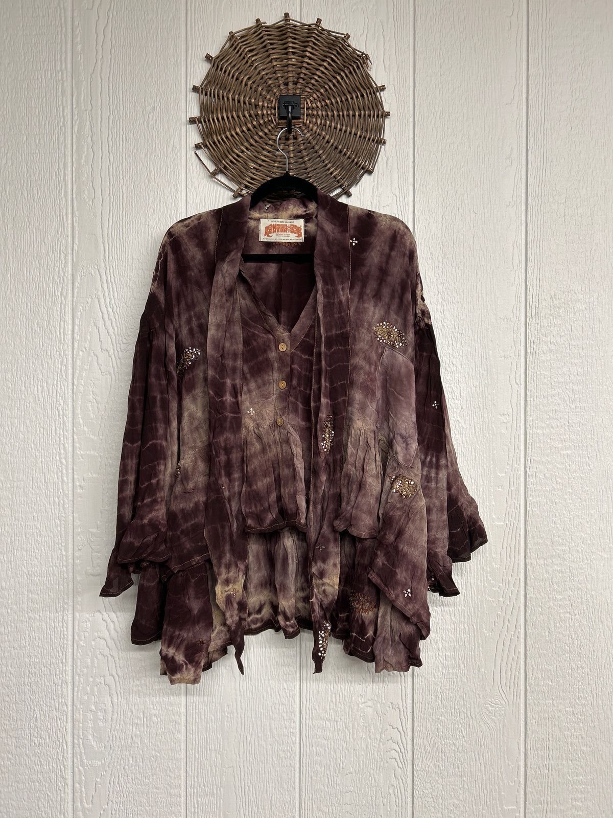 Crepe Sari Wild Rose Top 1026 109