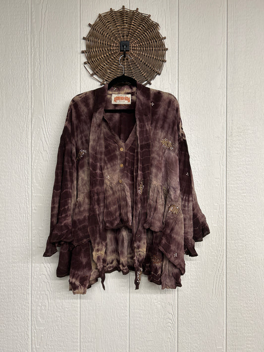 Crepe Sari Wild Rose Top 1026 109