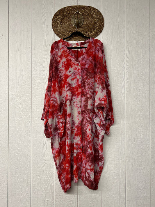 Crepe Sari Gaia Duster Dress 0426 198
