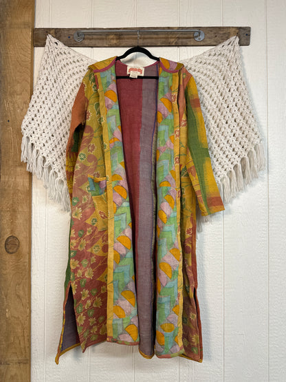 Fine Kantha Rising Sun Coat 1125 264