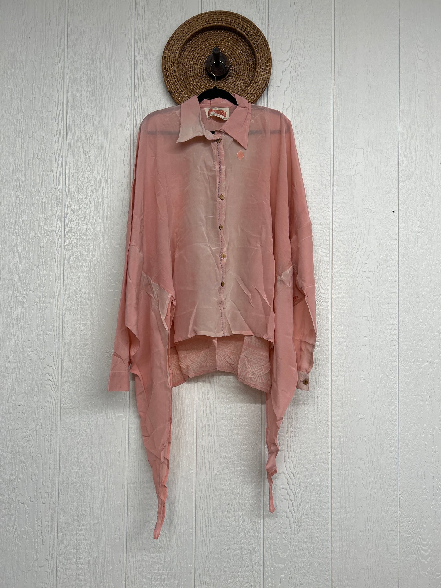 Crepe Sari Nirvana Button Down 1125 180