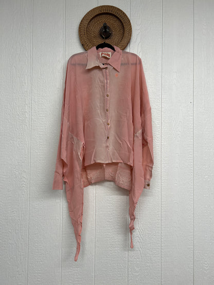 Crepe Sari Nirvana Button Down 1125 180