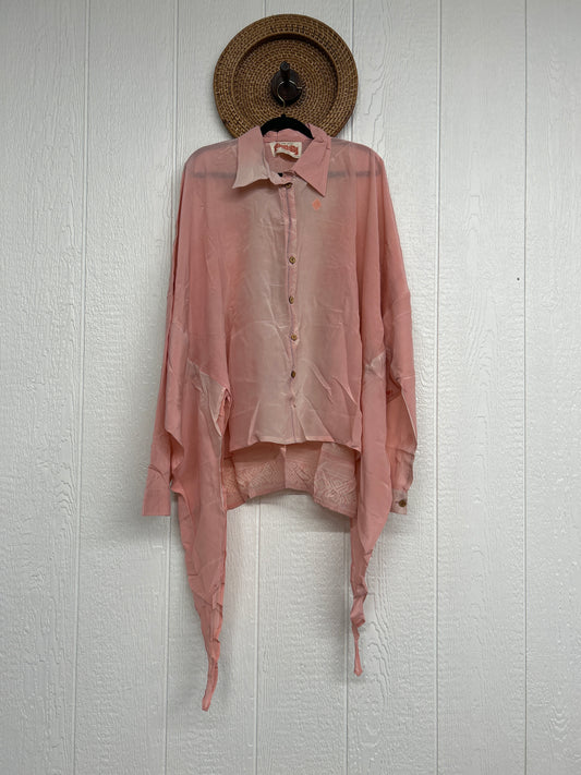 Crepe Sari Nirvana Button Down 1125 180