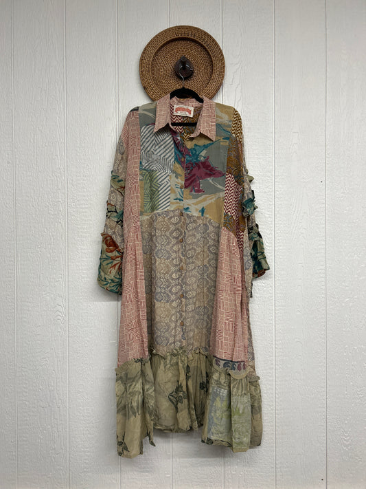 Crepe Sari Rhiannon Duster Dress 0226 160