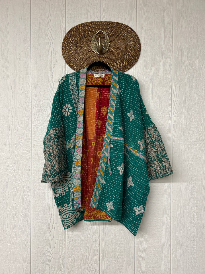 Kantha Shortie Kimono 0325 003