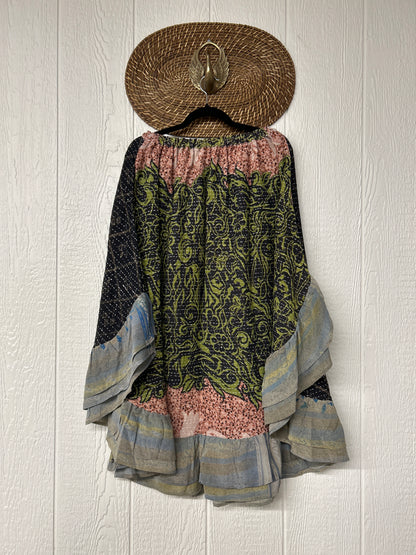 RETAIL Pareo Kantha Wild Rose Skirt 0426 101