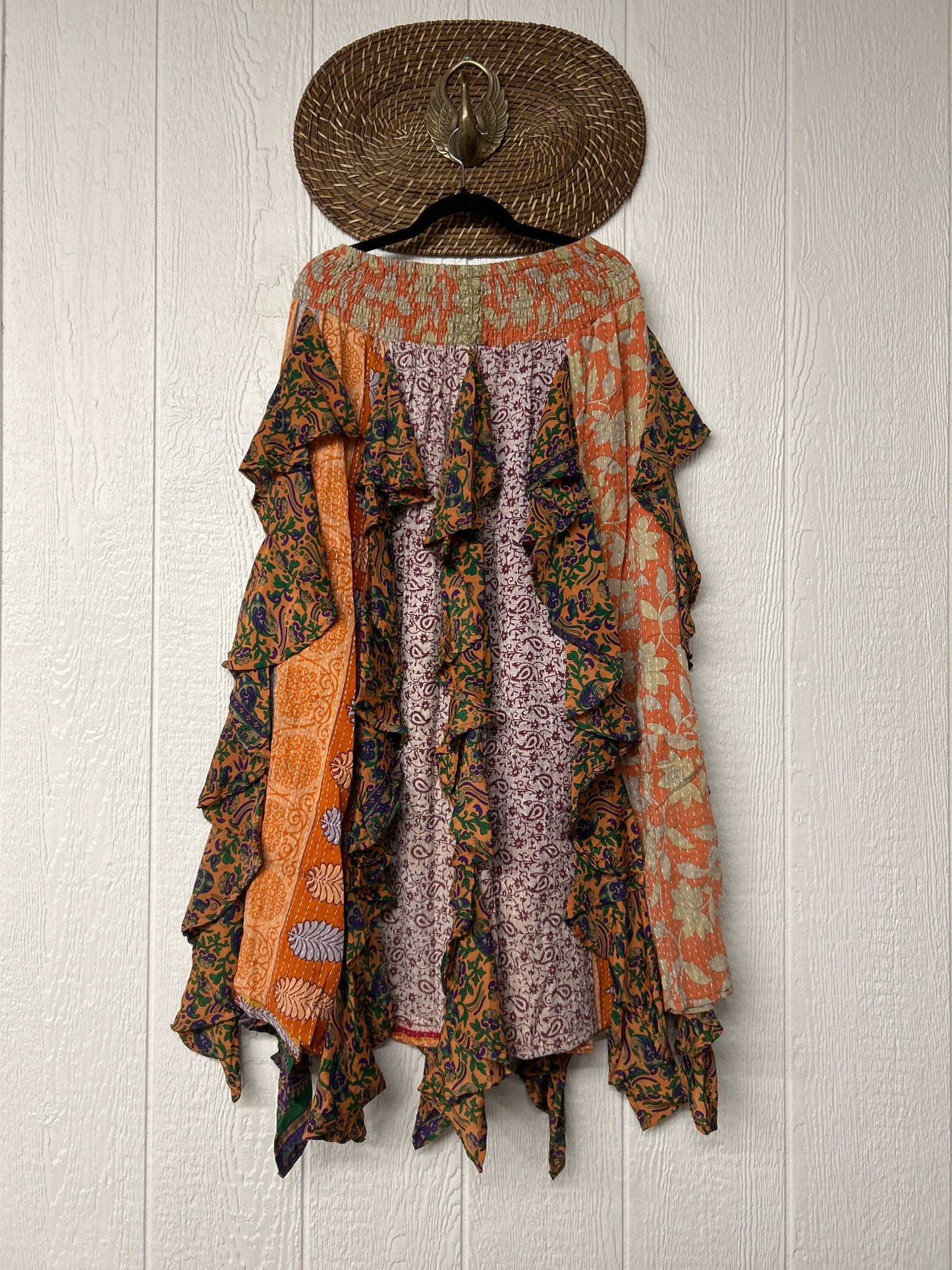 Pareo Kantha Willow Maxi Skirt 0826 110