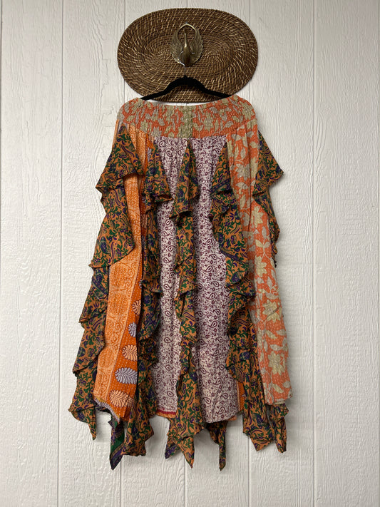 Pareo Kantha Willow Maxi Skirt 0826 110